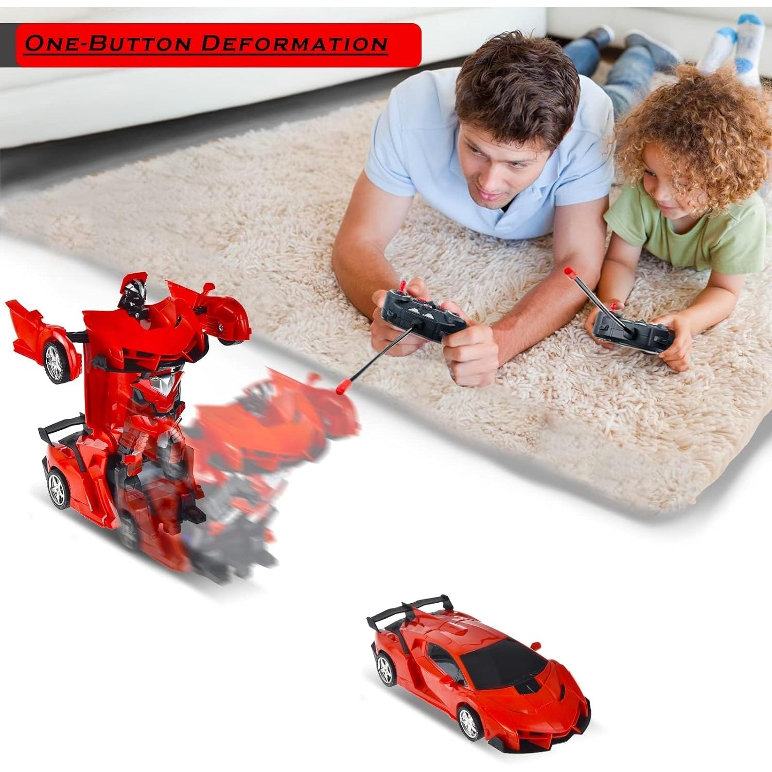 2 In 1 Automatic Robot Converted Remote Control Car With Light Scale 360°Drifting Deformation Robot Car Toy Kids Boys, Robot Convert Unique Toy For Boys (1 Pc) 2 In 1 Automatic Robot Converted Remote Control Car With Light Scale 360°Drifting Deformation Robot Car Toy Kids Boys, Robot Convert Unique Toy For Boys (1 Pc)